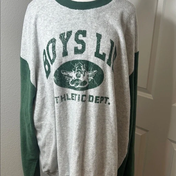 Boys Lie Athletics Kara Crewneck Sweatshirt Vintage Graphic M L